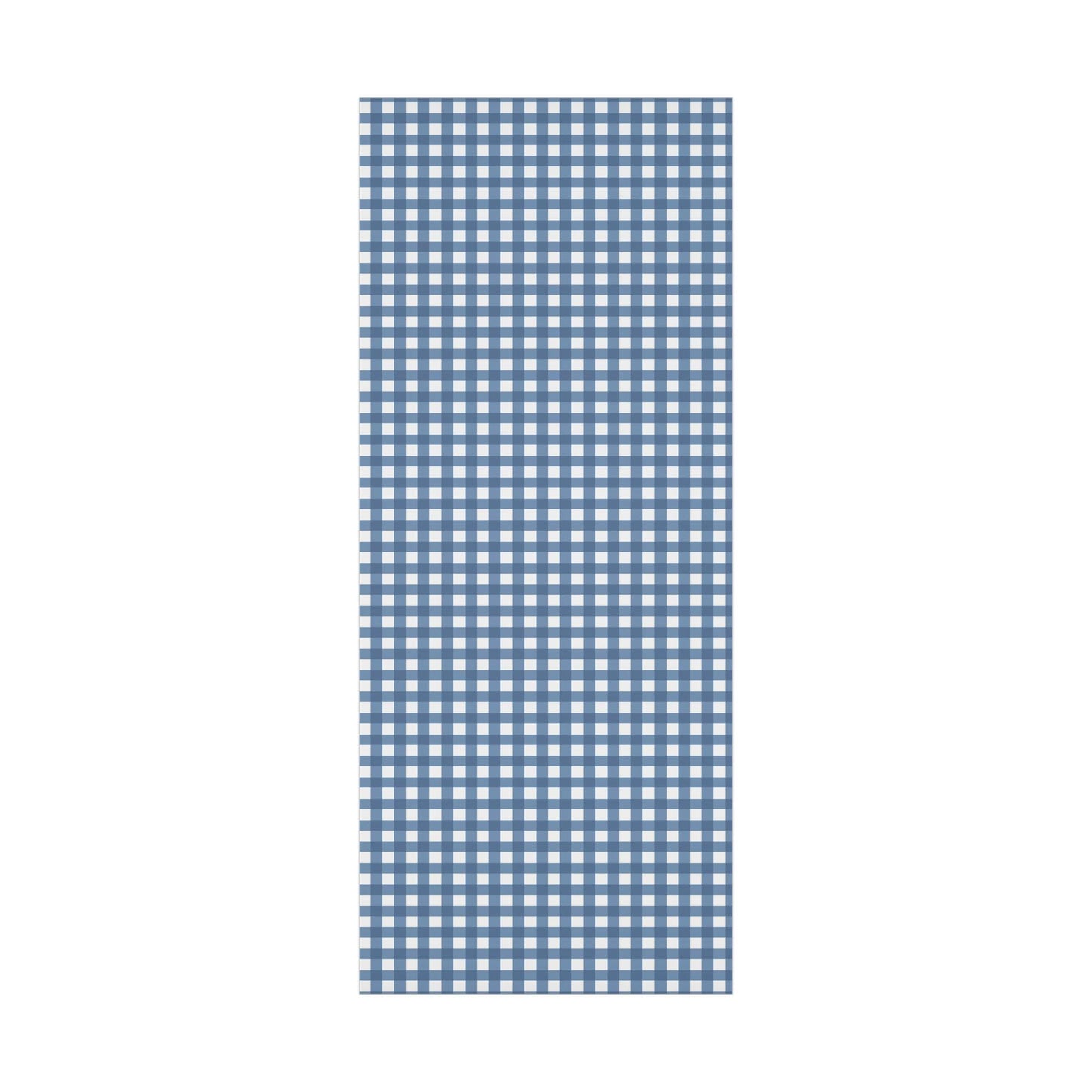 French Blue Gingham Wrapping Paper