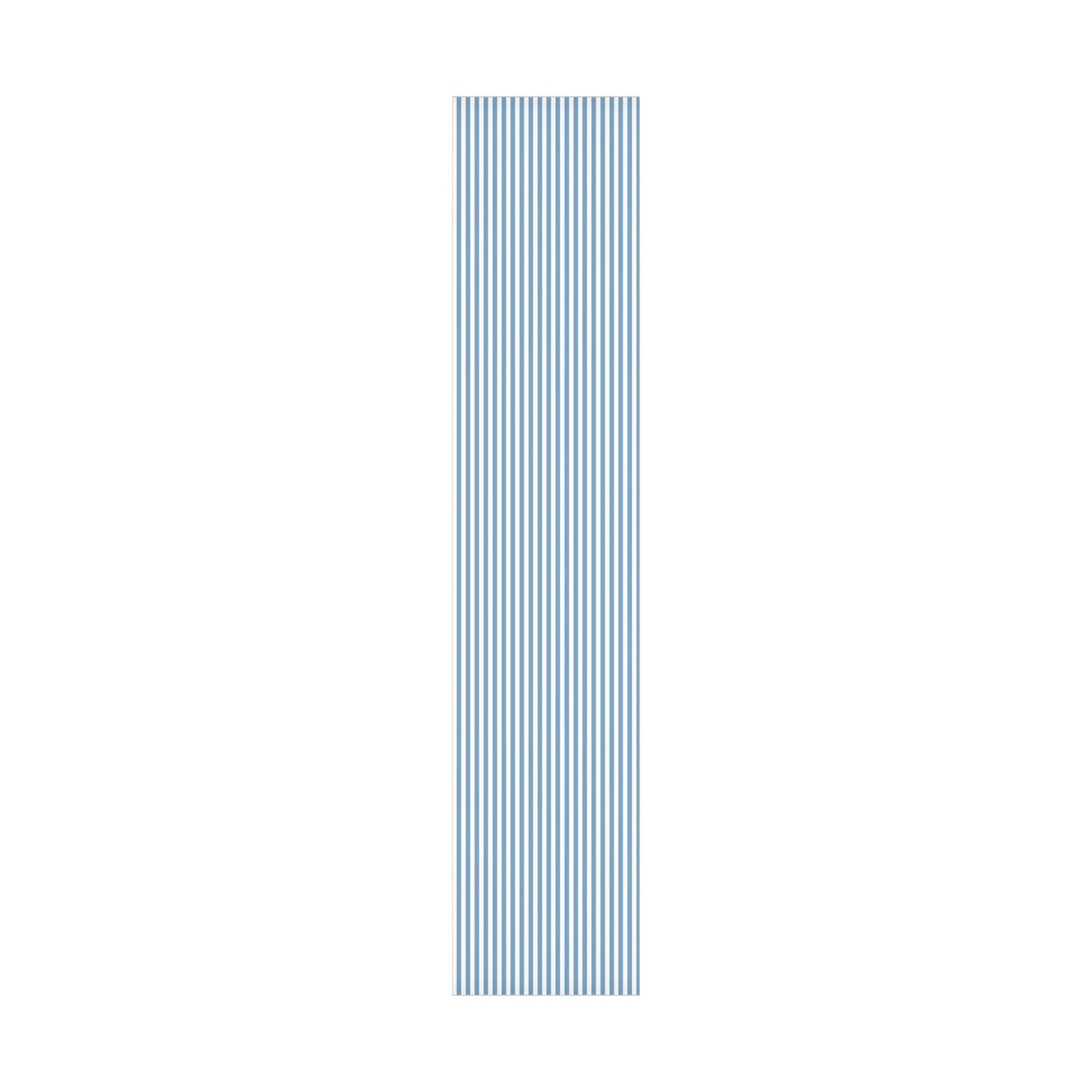 French Blue Striped Wrapping Paper