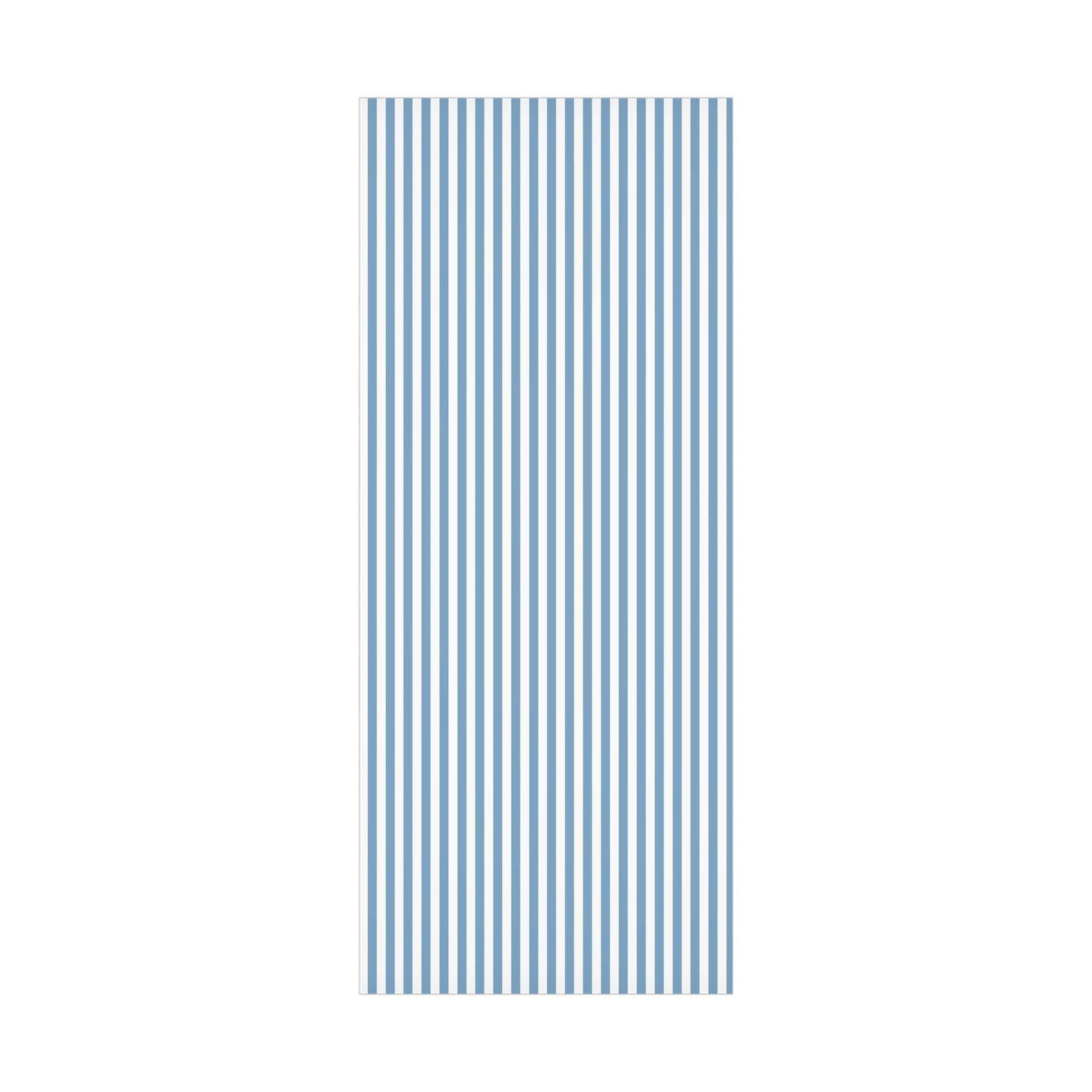 French Blue Striped Wrapping Paper