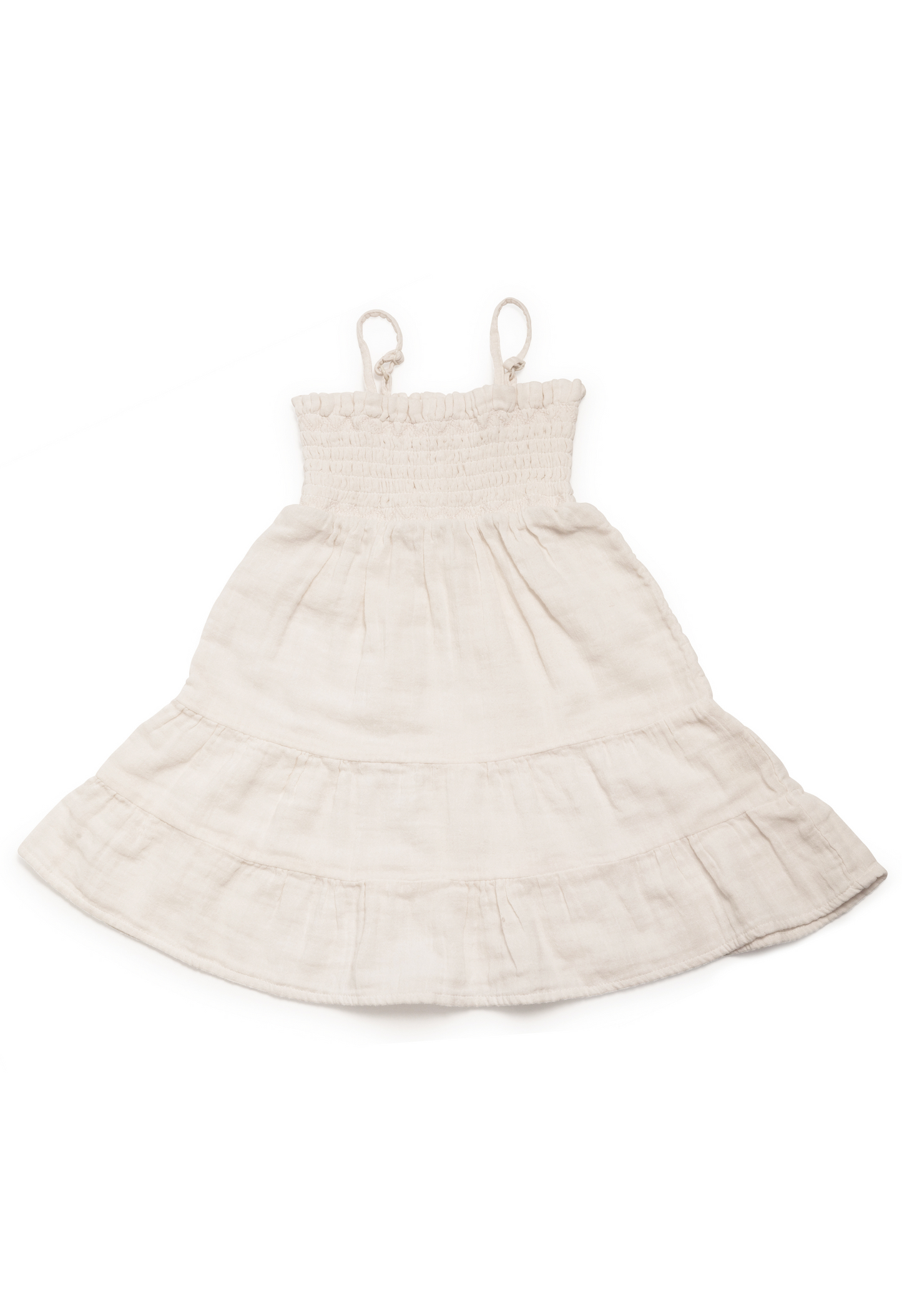 Nora | Organic Muslin Cotton Flowy Dress | Chantilly Lace