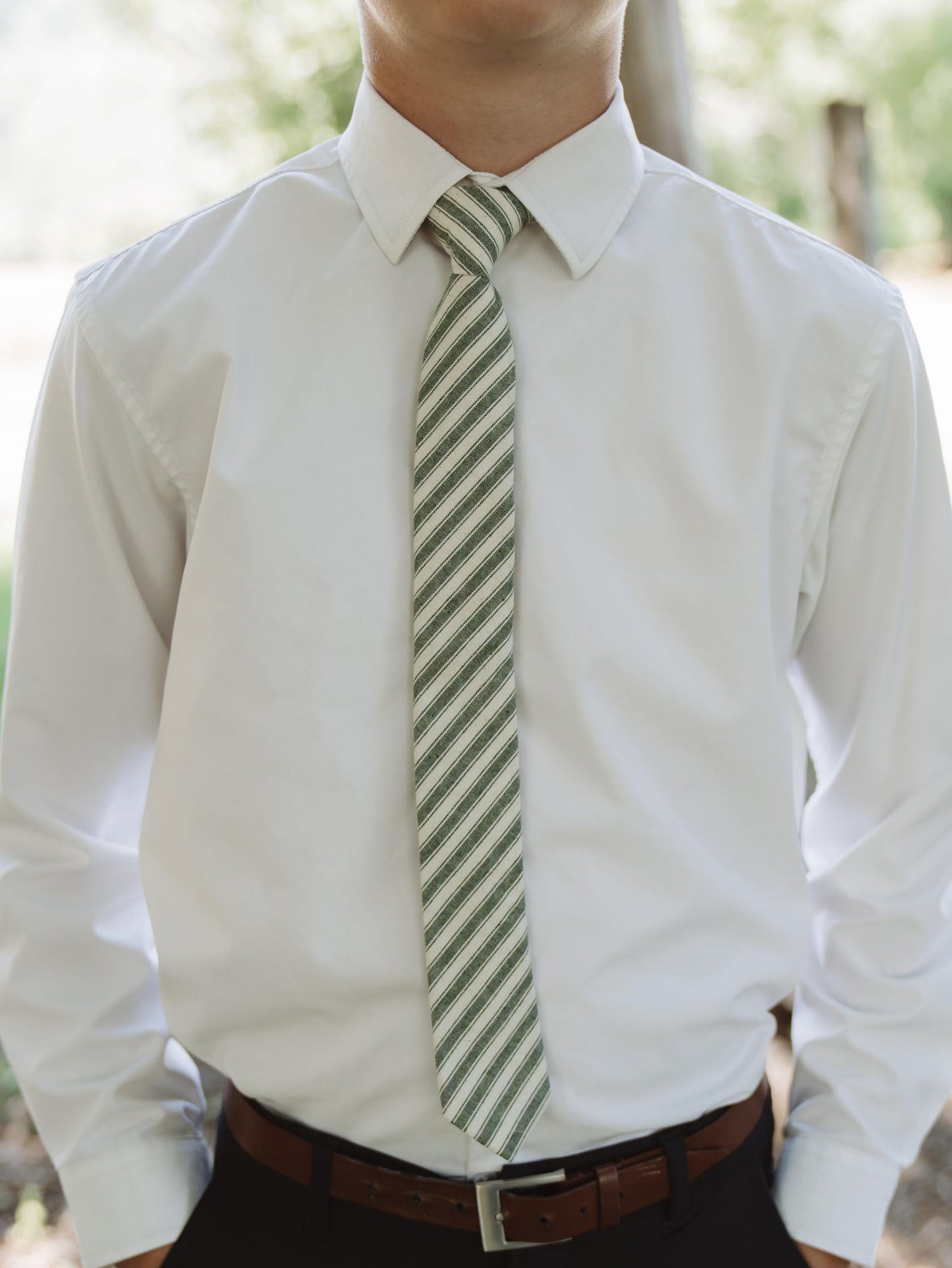Juniper Stripe Boys Tie
