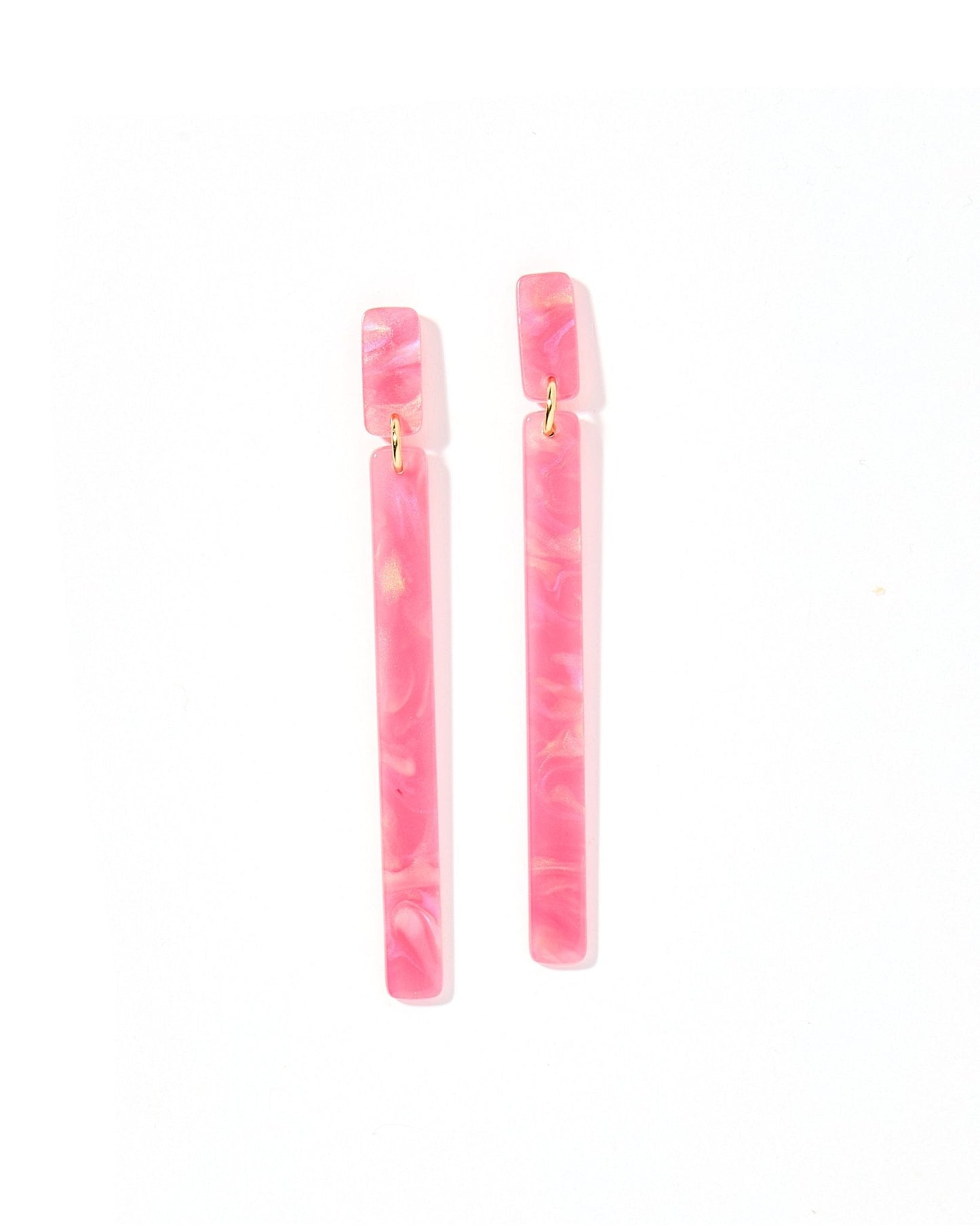 Keli Statement Earrings - Azalea Pink