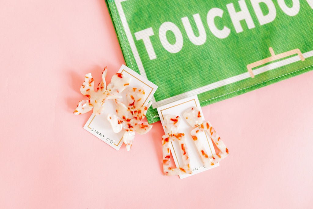 Kennedy Statement Earrings - Texas Pearl