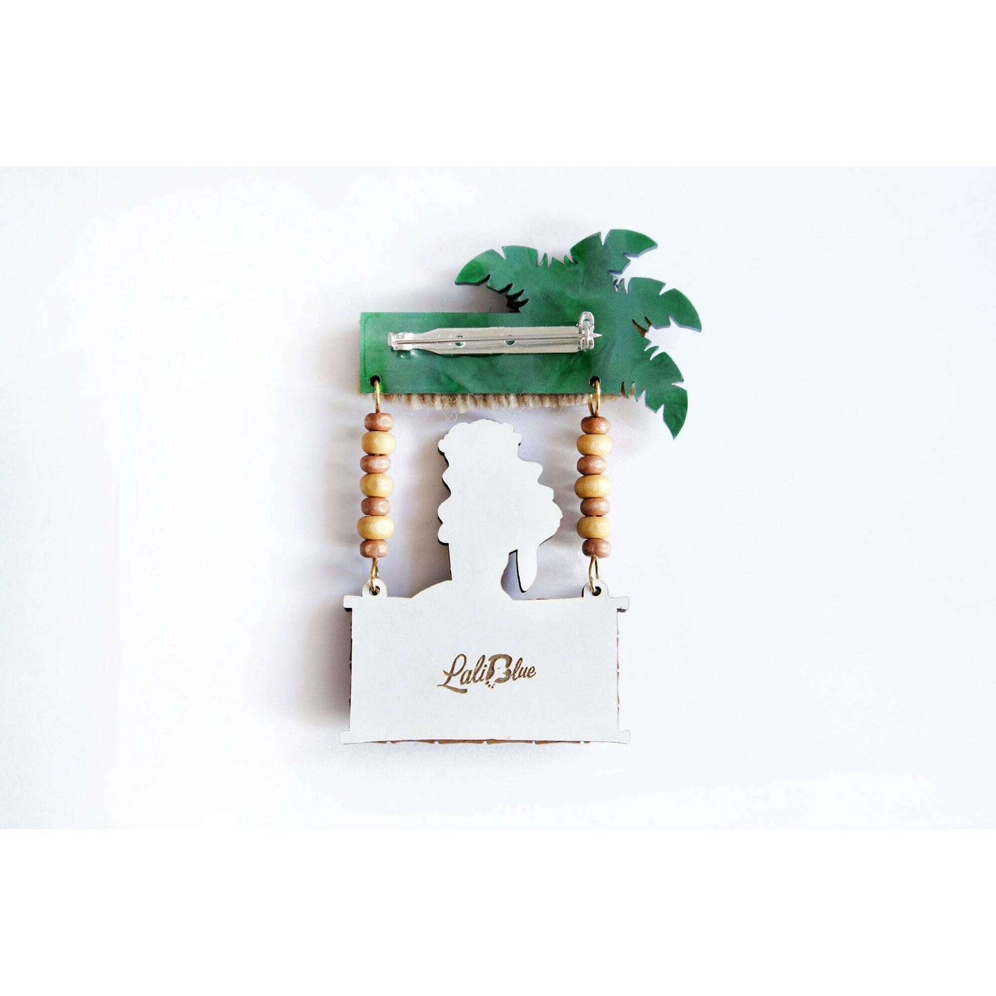 Tiki Bar Brooch by Laliblue
