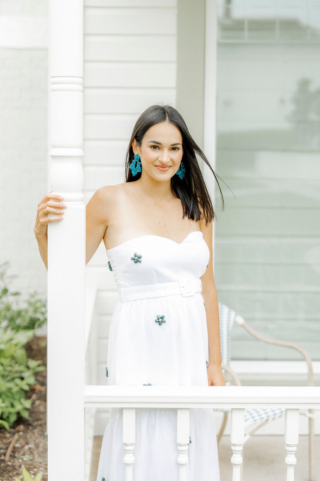 Michelle Statement Earrings - Mystic Lagoon
