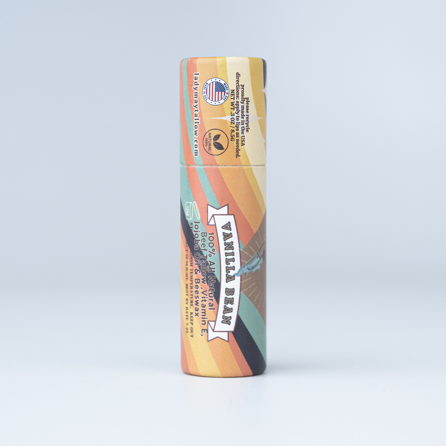 Lady May Tallow Lip Balm | All Natural Beef Tallow Lip Balm