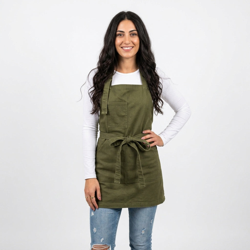 Olive Green Apron