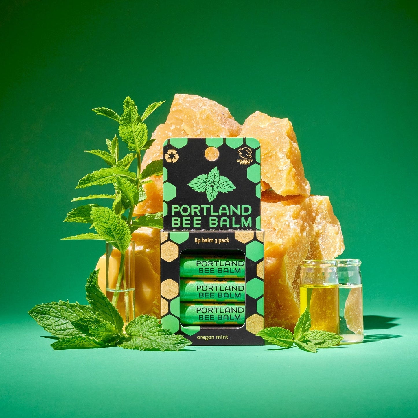 Oregon Mint Beeswax Lip Balm | Portland Bee Balm