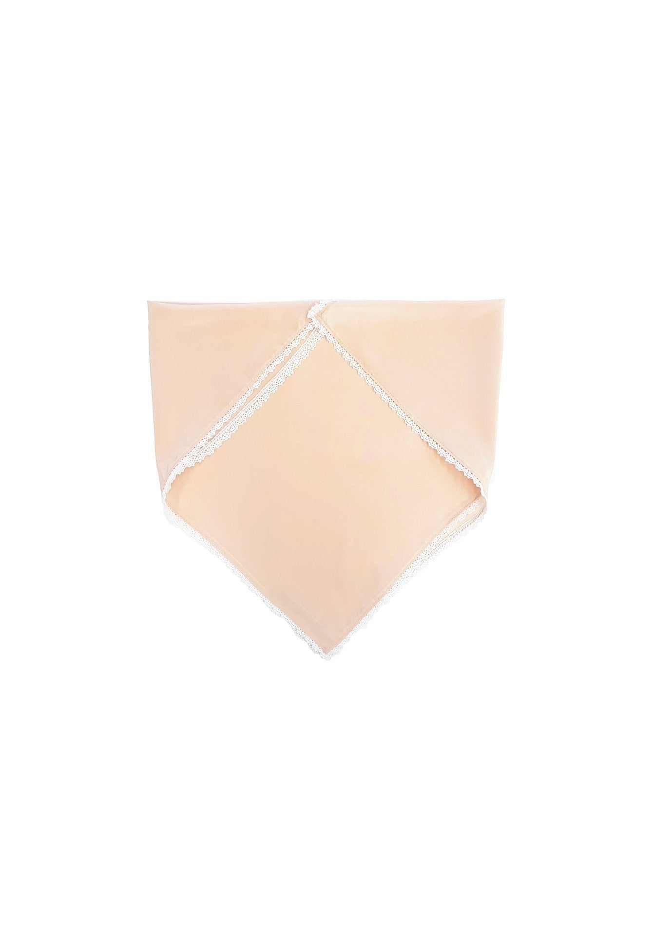 Peach Silk Face Bandana - The Penelope Bandana (Free Shipping Included on all Merritt Accessories Too)