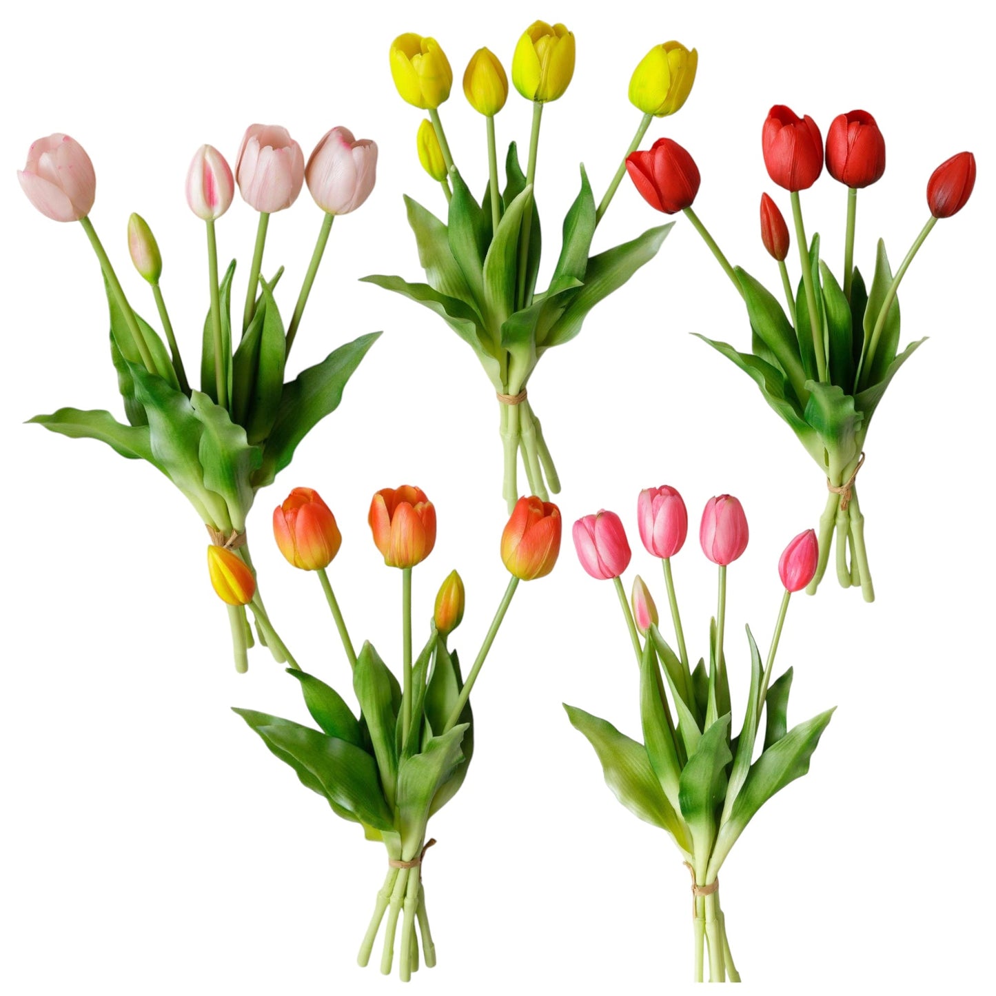 Real Touch Tulip Bundle Bouquet | 5 Colors
