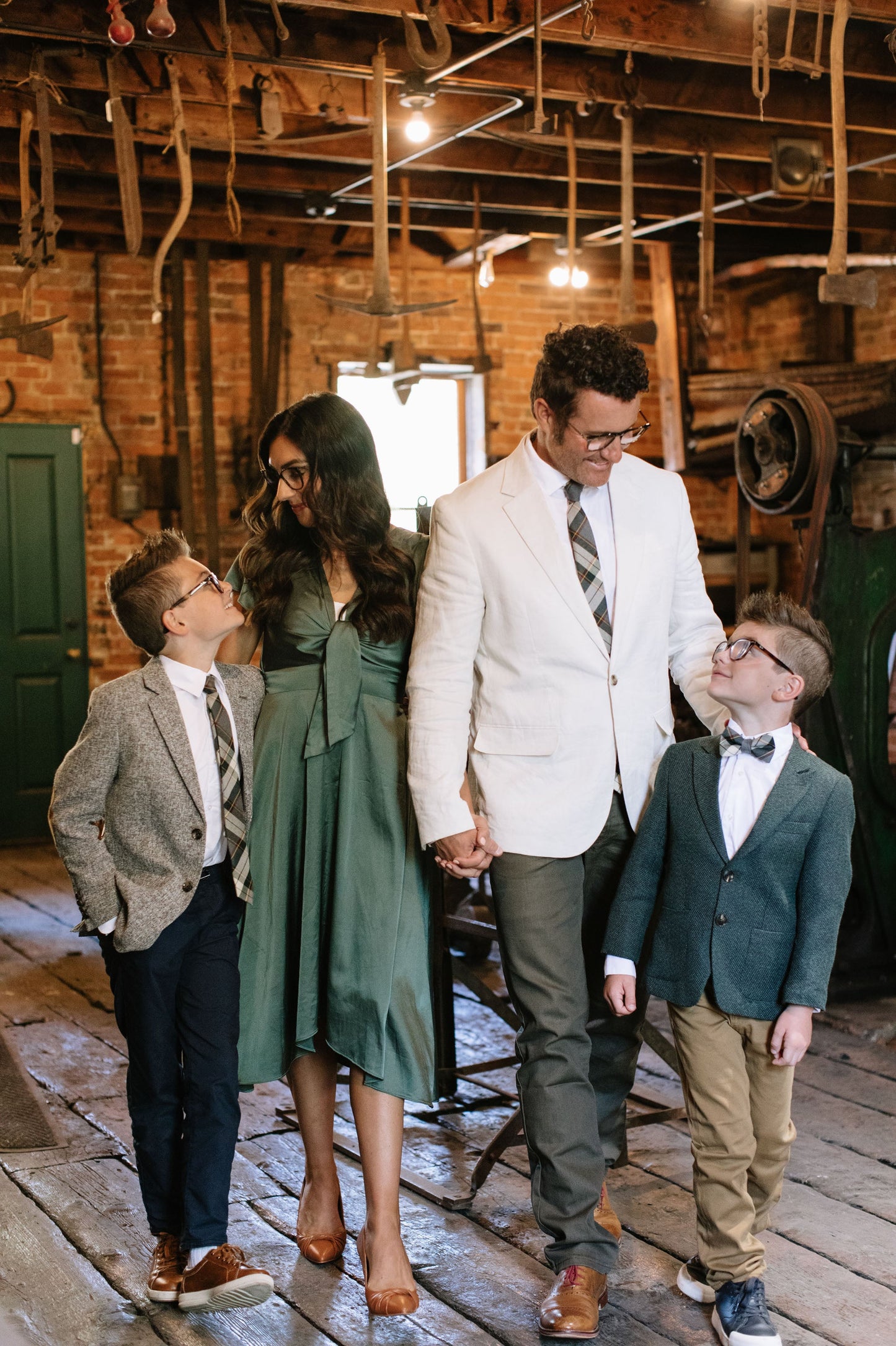 Spruce Plaid - Boys Tie
