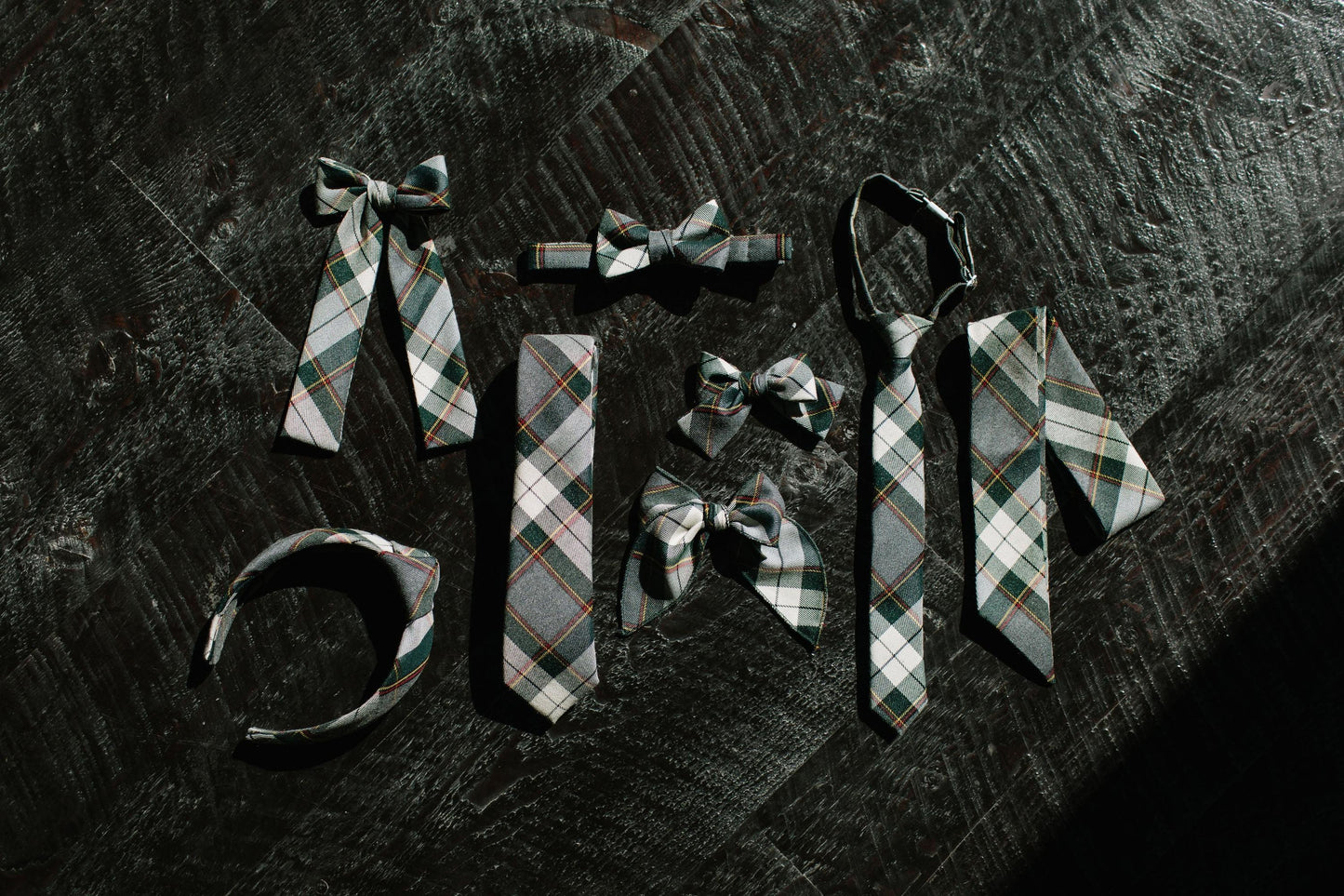 Spruce Plaid - Hair Sash