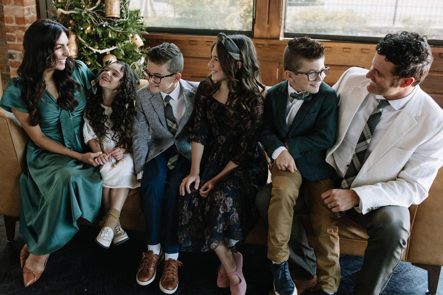 Spruce Plaid - Boys Tie