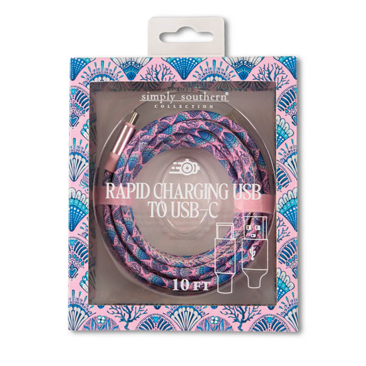 Simply Souther® Tech Cable USB-C: Purple Shell