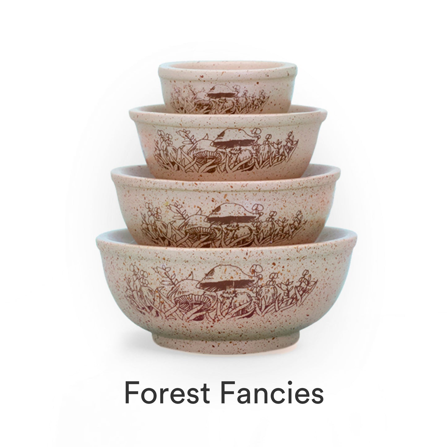 Mini Pyrex-Inspired Mixing Bowls – Retro Stackable Display Set