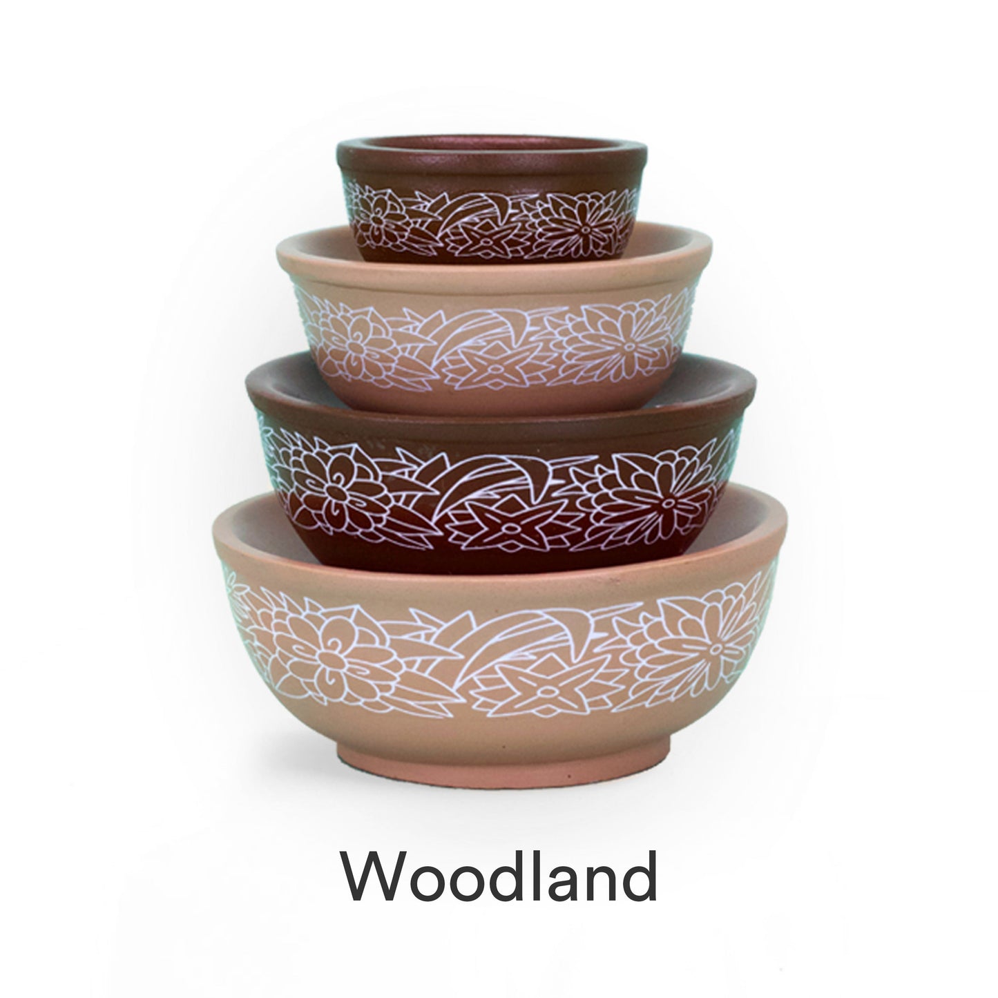 Mini Pyrex-Inspired Mixing Bowls – Retro Stackable Display Set