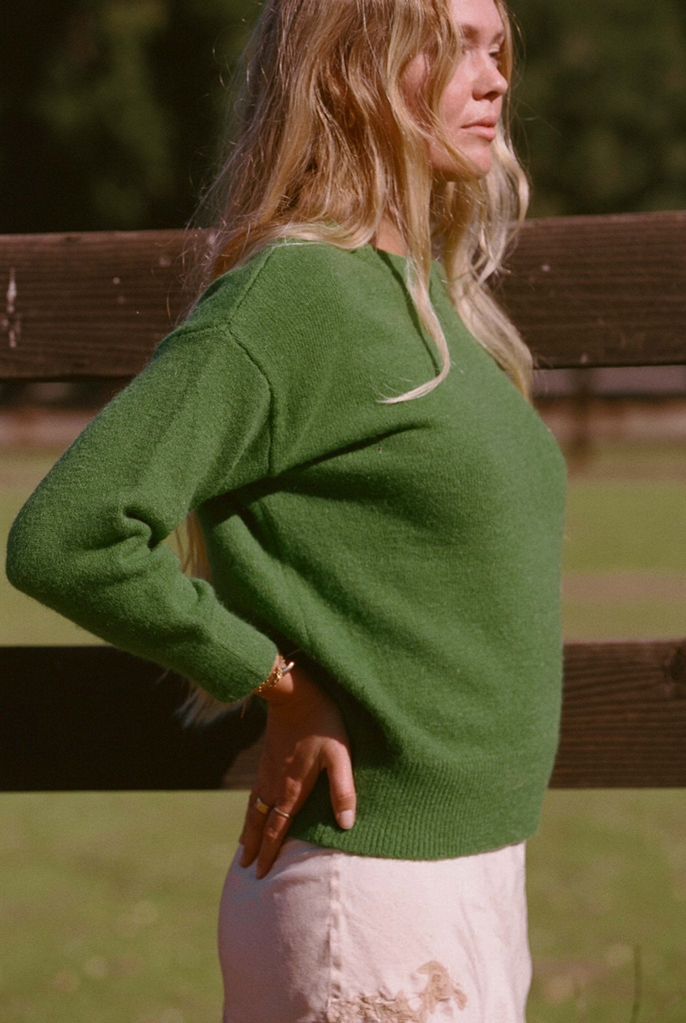 Tex Sweater - Hunter Green Sweater