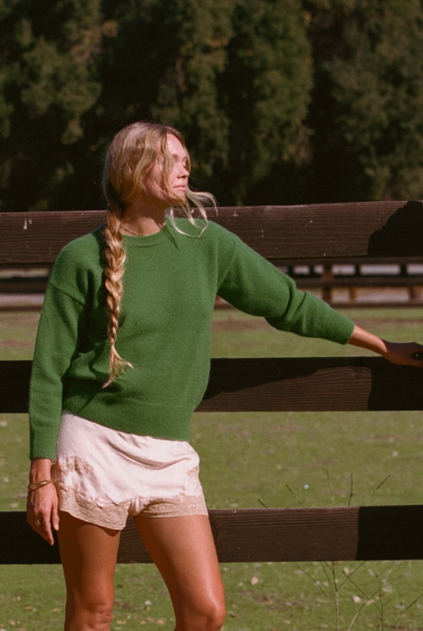 Tex Sweater - Hunter Green Sweater