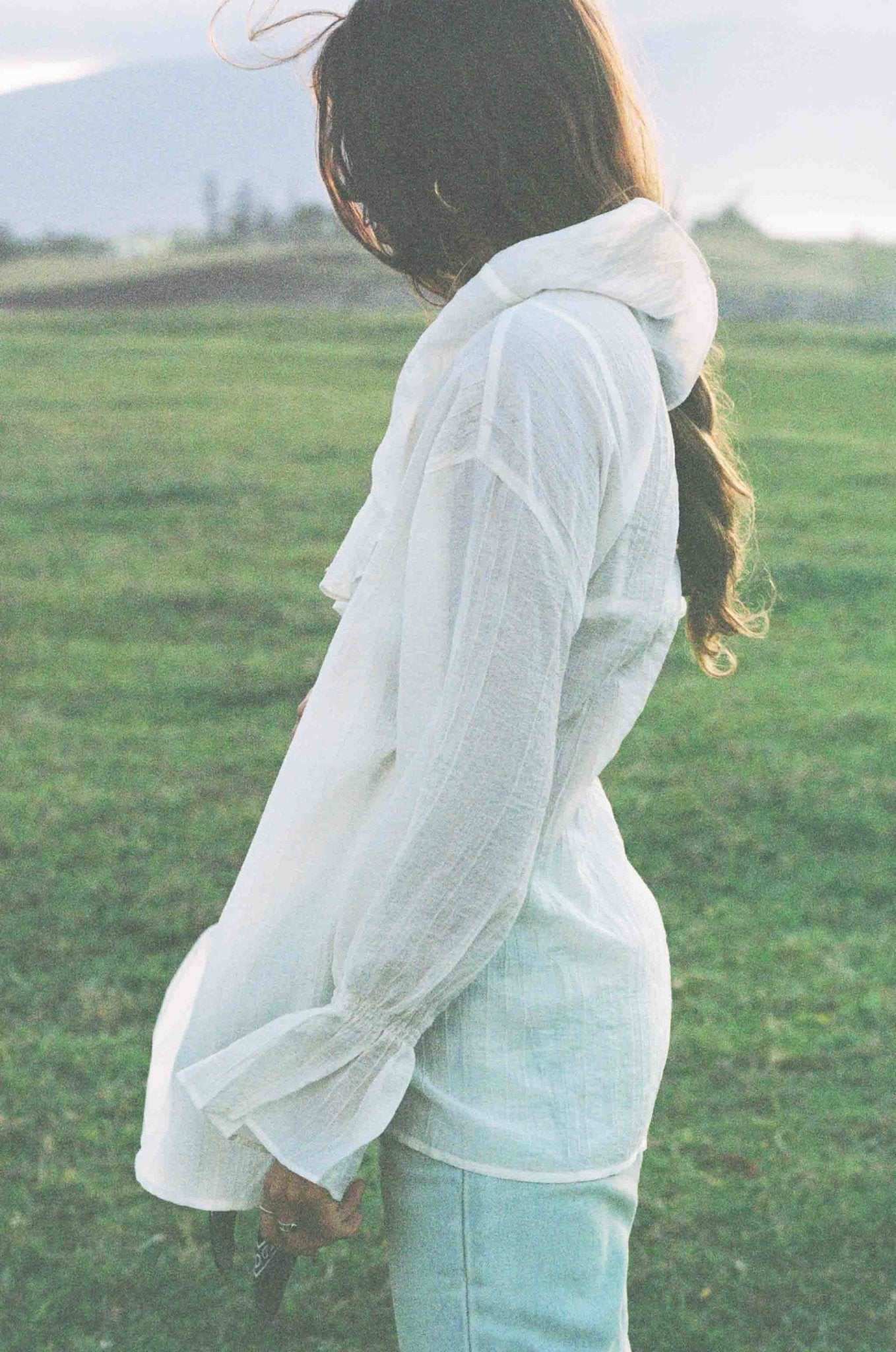 The Lily Top - Crème / Ivory Ruffle Top