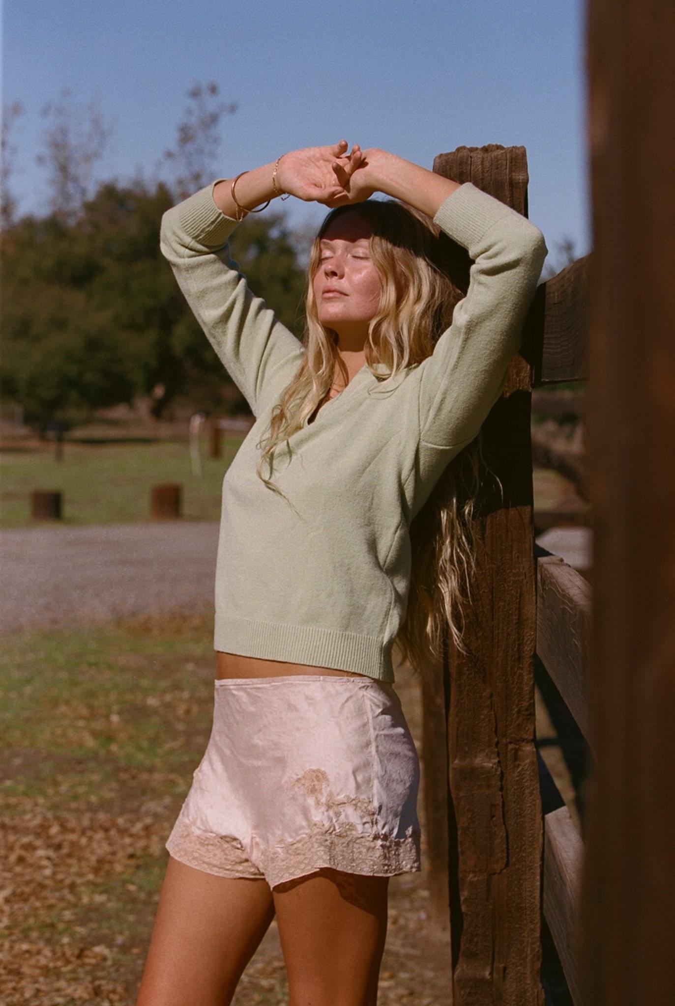 Thomas Sweater - Green Collared Sweater