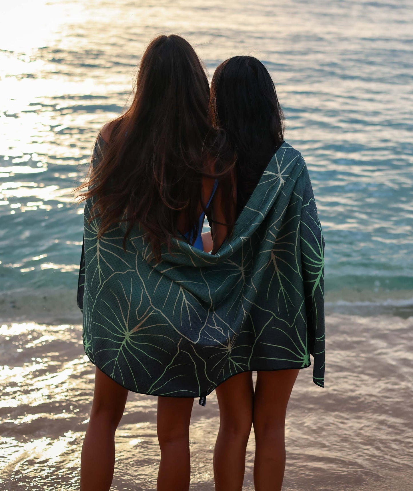 Beach Towel - Green Kalo