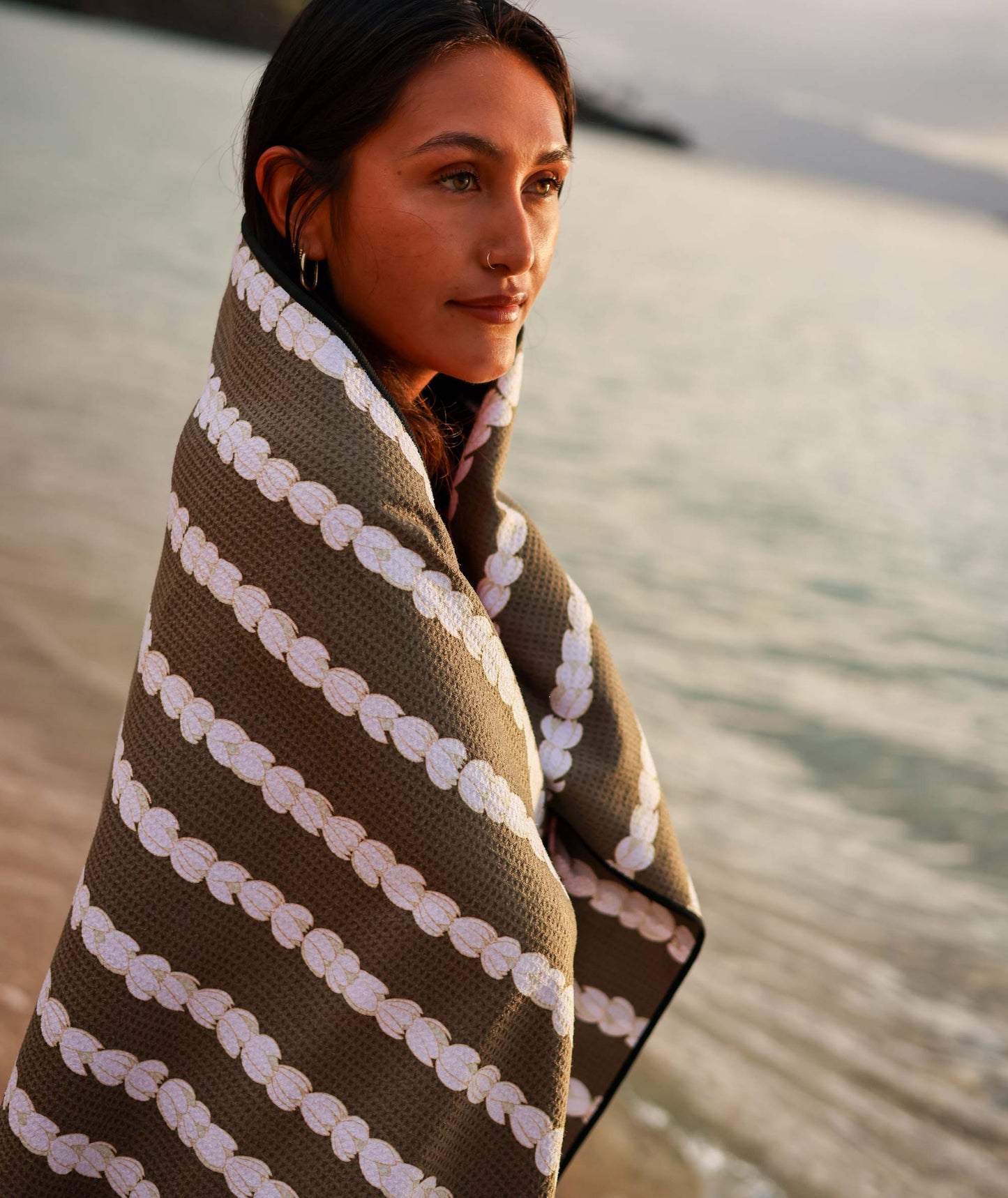 Beach Towel - Pikake Lei