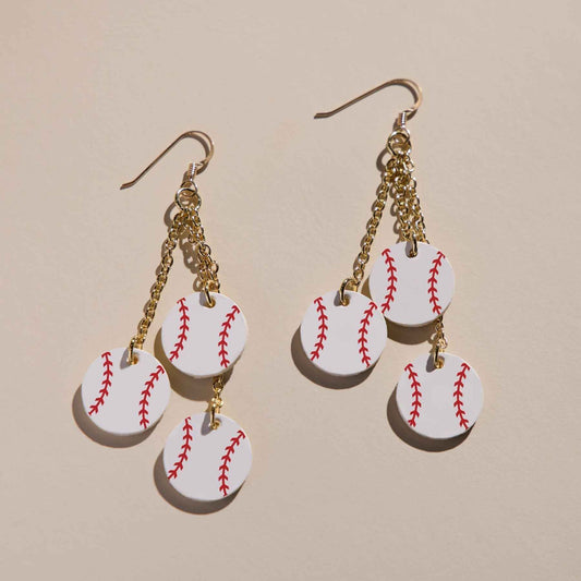 Slugger Baseball Earrings