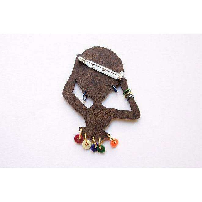 World Day of African Culture brooch by Laliblue